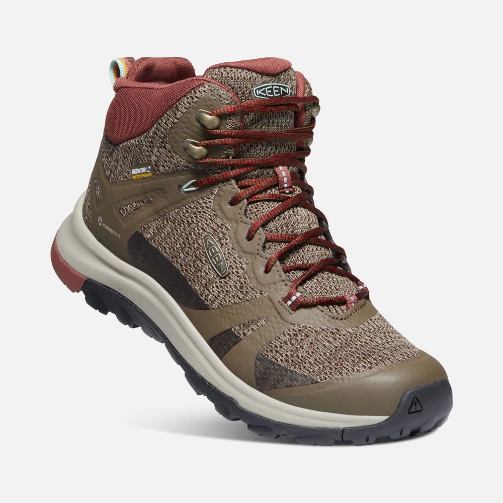 Bottes de Randonnée Keen Femme Marron | Terradora Ii Waterproof | RSKVM-2375